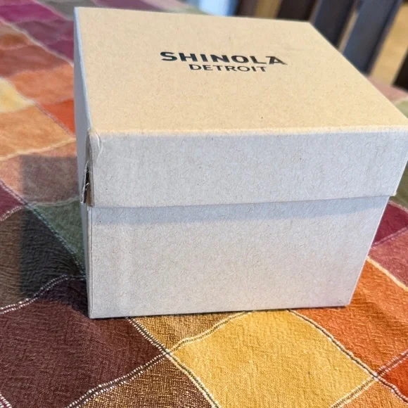 Shinola Watch with Vibrant Orange and Cool Blue Straps *Battery Not Included * - Picture 8 of 9